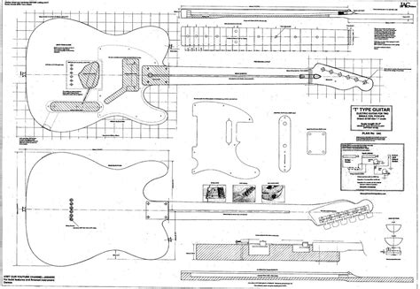 free telecaster guitar plans